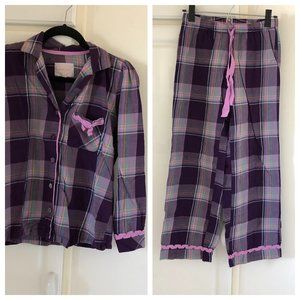 ‼️SOLD‼️ Victoria's Secret Purple Plaid Pajama Set